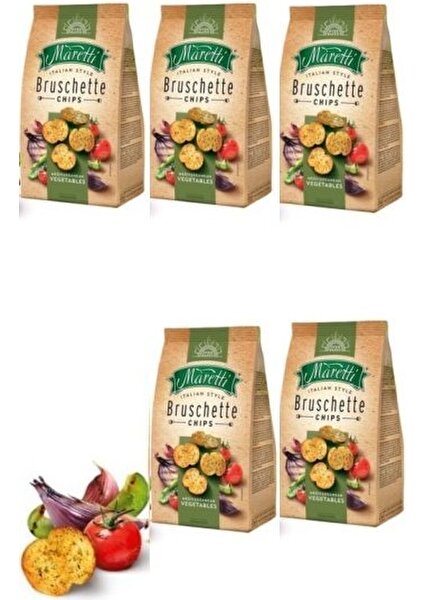 Bruschette Medıterranean Vegetables 70 Gr 5'li