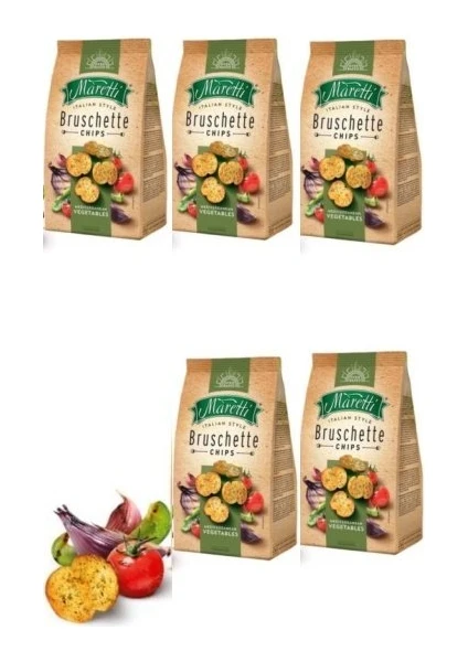 Bruschette Medıterranean Vegetables 70 Gr 5'li