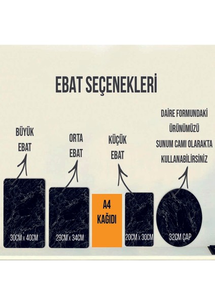 Cam Kesme Tahtası - Cam Kesme Tablası | New Years | 30cm x 40cm modelleri