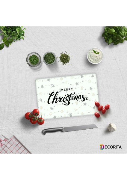 Cam Kesme Tahtası - Cam Kesme Tablası | Yeniyıl Temalı | 20cm x 30cm fiyatları