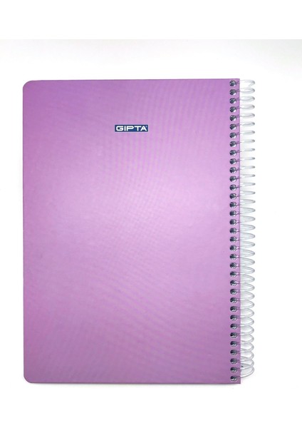 A4 Thebook Spiralli Sert Kapak Çizgili Defter 100 Yaprak Mor fiyatları