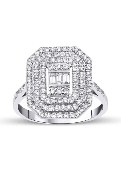 0,70 Karat Baget Yüzük