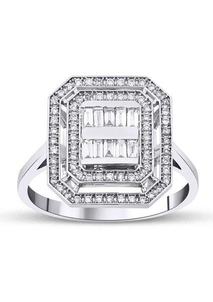 0,39 Karat Baget Yüzük