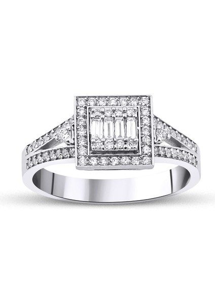 0,42 Karat Baget Yüzük