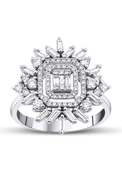 1,03 Karat Baget Yüzük