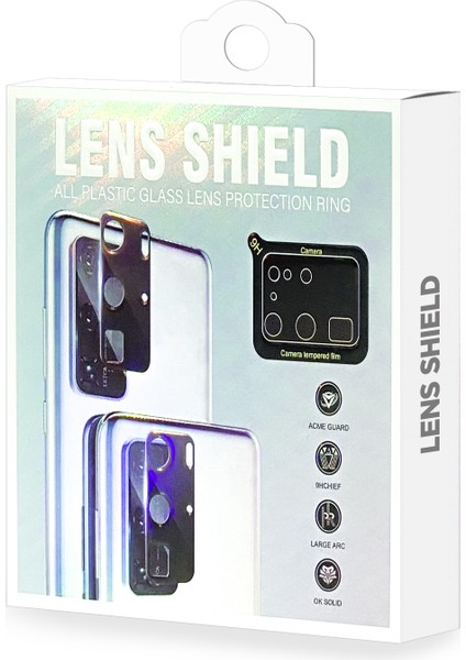 Realme C21 Kamera Lens Koruyucu 3D Cam