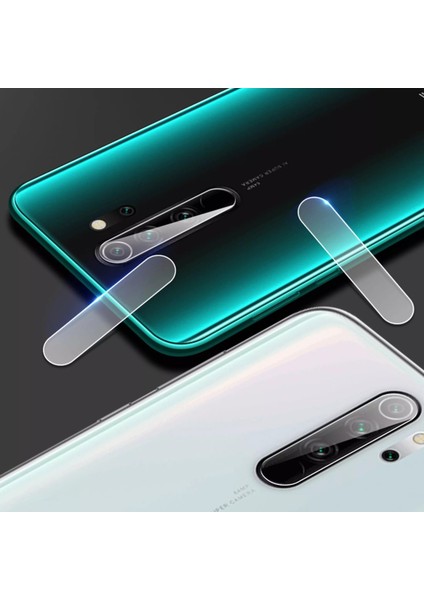 Xiaomi Redmi Note 8 Pro Kamera Lens Koruyucu Nano Cam Şeffaf Tam Kaplama
