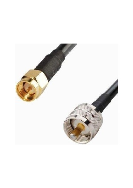 PL-259 Uhf Erkek-Sma Erkek Kablo 10 Metre
