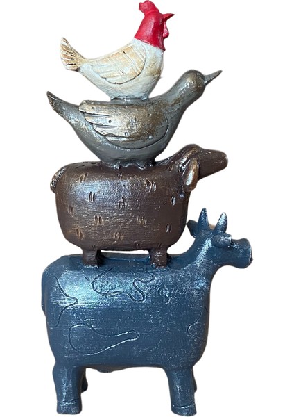 Dekoratif Bremen Mızıkacıları Biblo