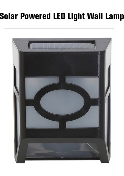 Güneş Enerjili LED Işık Duvar Lambası 2 Leds Güneş (Yurt Dışından)