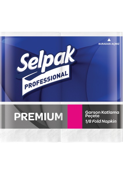 Selpak Professional Premium Garson Katlama Peçete 33X33 Cm 100 Lü 24 Paket 1 Koli