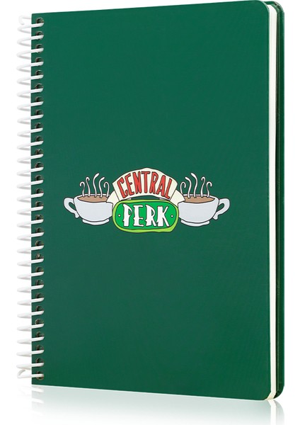 Friends Central Perk Yeşil Butik Defter 96 Yaprak Çizgili