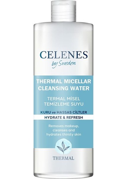 Celenes By Sweden Thermal Misel Temizleme Suyu-Kuru ve Hassas Ciltler 250 ml