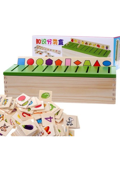 Montessori 3D Ahşap Matematik Oyuncak Seti - Çok Renkli (Yurt Dışından)