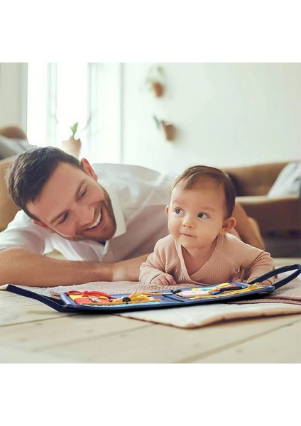 Montessori Öz Bakım Eğitim Oyuncak Seti - Lacivert (Yurt Dışından)