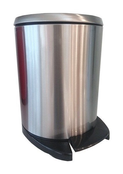 Cigo 6lt Pedallı Mat Inox Çöp Kova