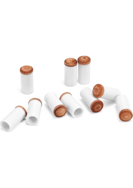 10 Adet Havuz Cue Ipuçları Sert Plastik Cue Çubuk Ferüle (Yurt Dışından)