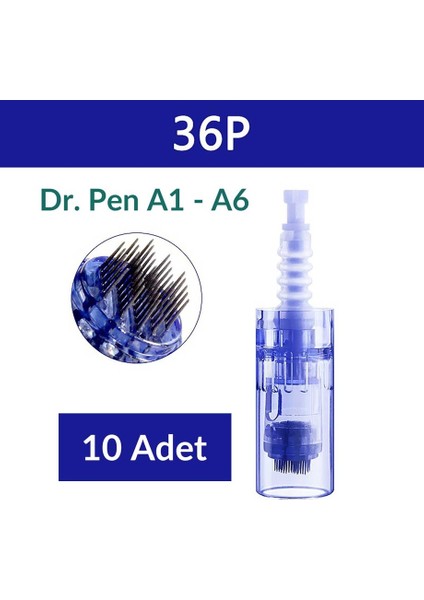 Ellea Naıl Dermapen A1 A6 Iğnesi 36P 10'lu