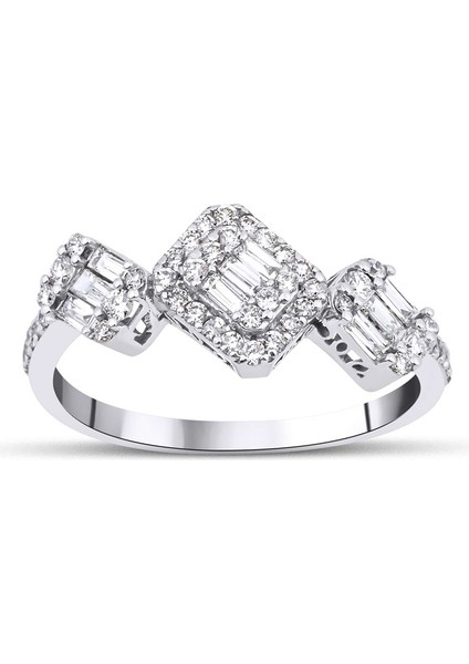 0,64 Karat Baget Yüzük