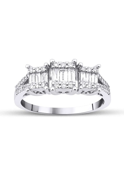 0,52 Karat Baget Yüzük