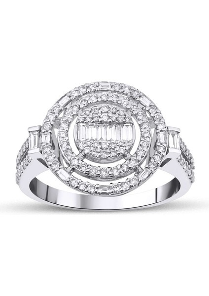 0,74 Karat Baget Yüzük