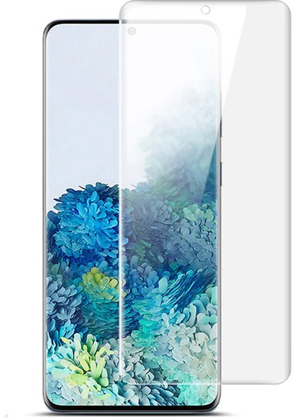 Samsung S20 Plus Full Ekran Koruma Curved 3D Pet Film - Şeffaf