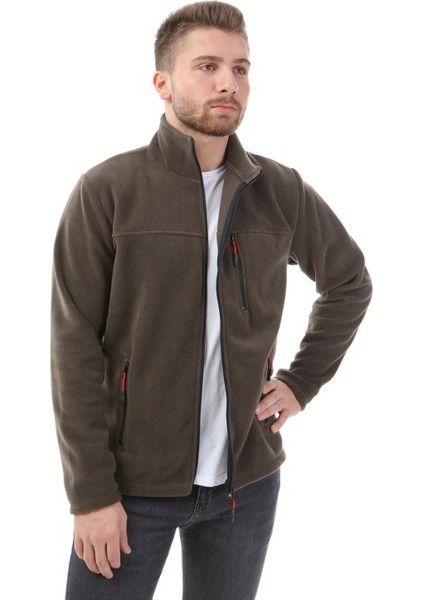 Honest Honest Bato Yaka Tam Fermuarlı Ceket Haki fırsatları