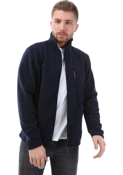 Honest Honest Bato Yaka Tam Fermuarlı Ceket Lacivert fırsatları