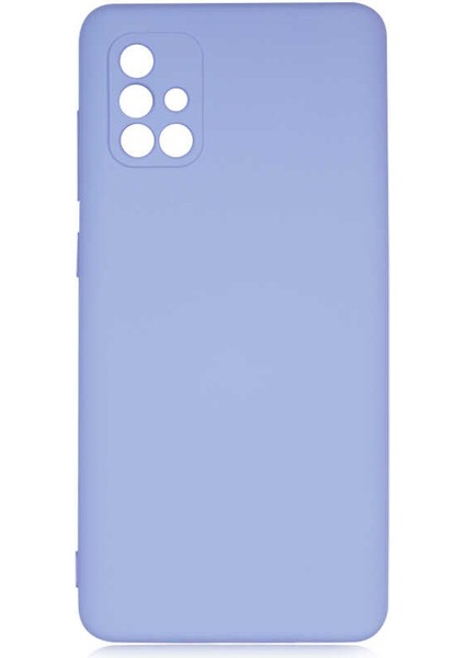 Samsung Galaxy A71 Kılıf Içi Kadife Lansman Kapak - Lila