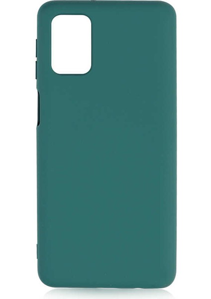 Samsung Galaxy M31S Kılıf Içi Kadife Lansman Kapak - Koyu Yeşil