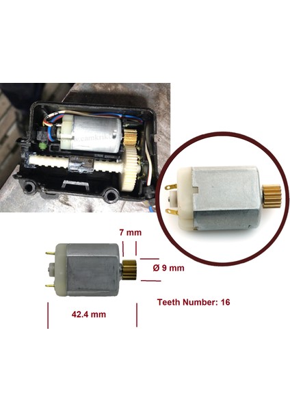 BGE665 Mercedes Axor Atego Actros Için Kapı Kilit 24V Motor Dişli Seti fiyatları