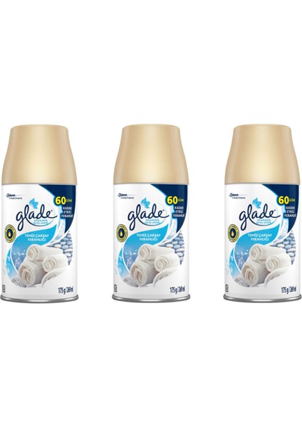Yedek Sprey Oda Kokusu Temiz Çarşaf Ferahlığı 269 ml x 3