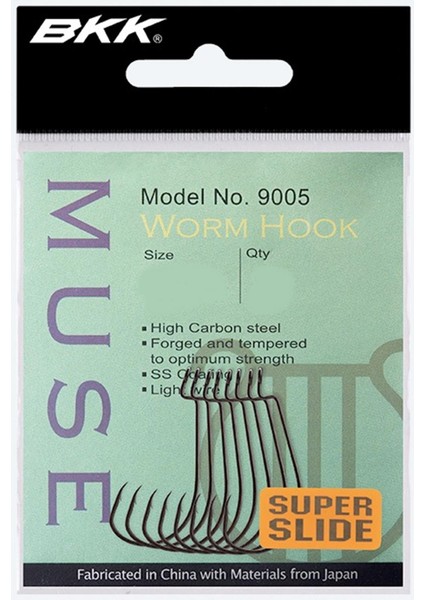 Muse Worm Hook Olta Iğnesi