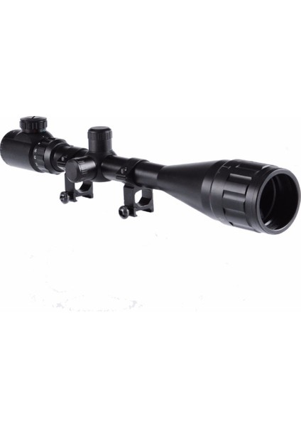 Tr-Nikula 6-24X50 Aoe Tüfek Dürbünü Çift Işık Kırmızı,yeşil Kaynaklı Zoomlu