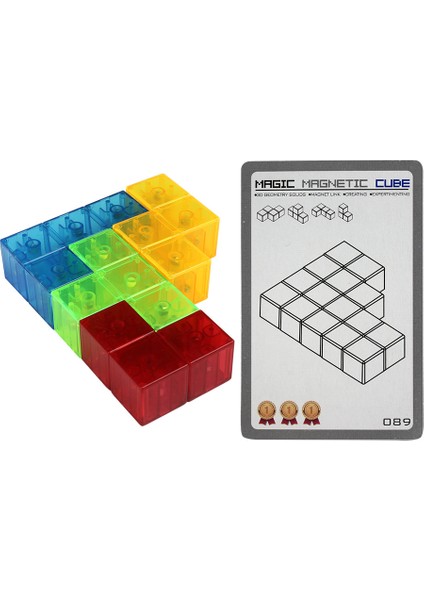 Manyetik Yapı Taşları Çeşitli Rubik Küpü Eğitici Çocuk Oyuncakları (Yurt Dışından)