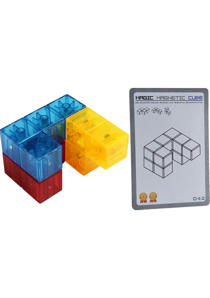 Manyetik Yapı Taşları Çeşitli Rubik Küpü Eğitici Çocuk Oyuncakları (Yurt Dışından)