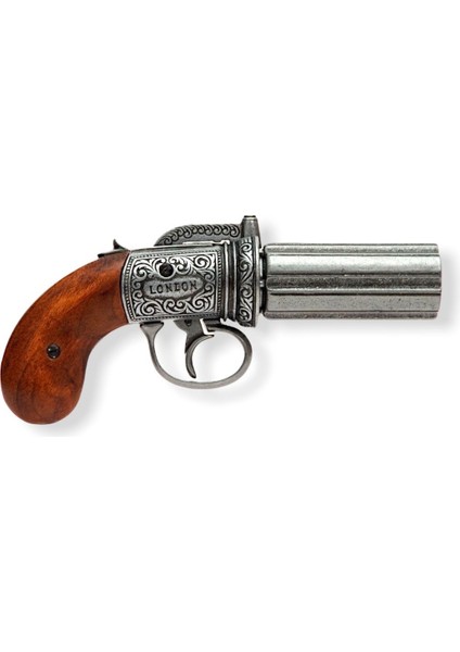 Denix 6 Barrels Pepper-Box Revolver, England 1840