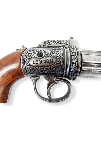 Denix 6 Barrels Pepper-Box Revolver, England 1840