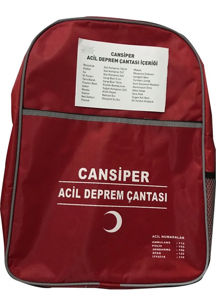 Acil Deprem Çantası Büyük