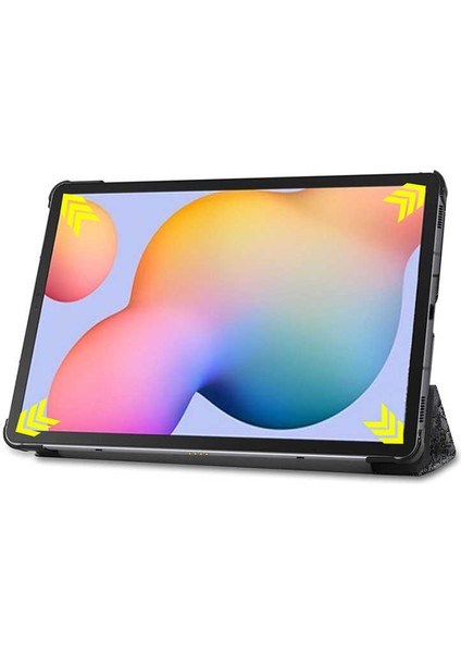 Samsung Galaxy Tab S6 Lite SM-P610-P615-P617 Lte 10.4 Inç Resistance Smart Case Tablet Kılıfı Turkuaz