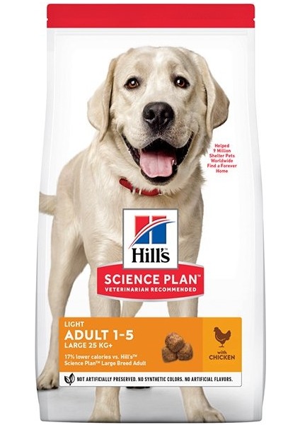 Light Büyük Irk Tavuklu Diyet Köpek Maması 14 kg