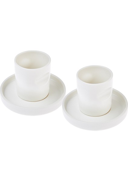 Hussein Chalayan Momentum 2 Kişilik Kahve Fincan Takımı 60 ml