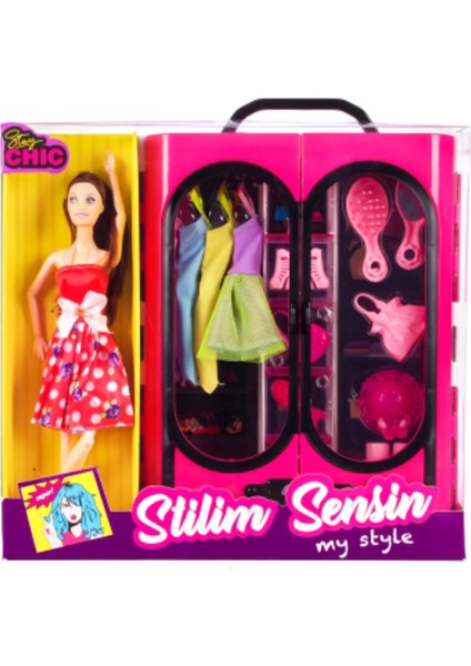 Gardolaplı Bol Aksesuarlı Sonsuz Hareket Bebekli Kız Oyuncak Seti fiyatları