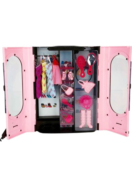 Gardolap Seti Bol Aksesuarlı Kız Oyuncak Gardolap Seti fiyatları
