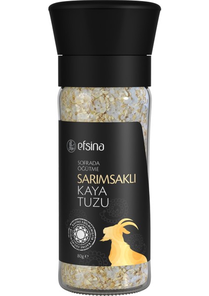 Sofrada Öğütme Sarımsaklı Kaya Tuzu 80 G