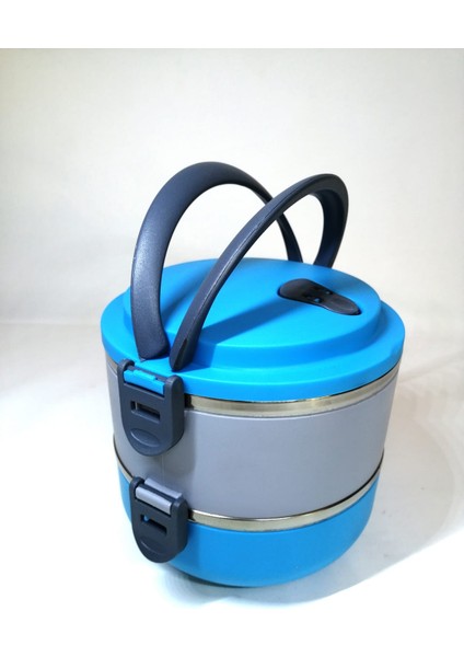 Freshbox 2 Katlı 2 Renkli Sefer Tası Yemek Termosu (Mavi Gri) fiyatları