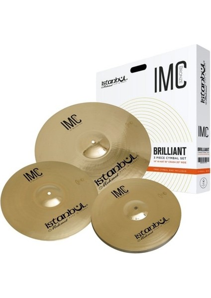 Istanbul Mehmet Imc brilliant 3 Parça Zil Seti (IMC-HHB14 IMC-CB16 IMC-IMC-RB20) - Imc-B3