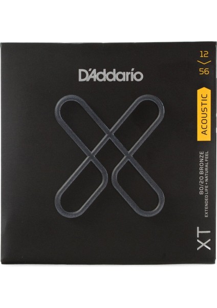 XTABR1256 Akustik Gitar Tel Seti, 80/20 Lıght/medıum Btm