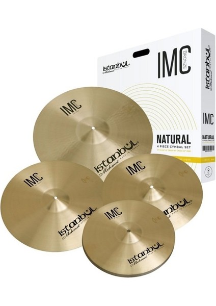Istanbul Mehmet Imc Natural 4 Parça Zil Seti (IMC-HH14 IMC-C16 IMC-C18 IMC-R20) - Imc-4