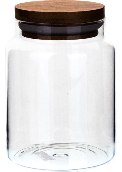 Yv Ahsap Kapaklı Kavanoz Bogumlu 600ML